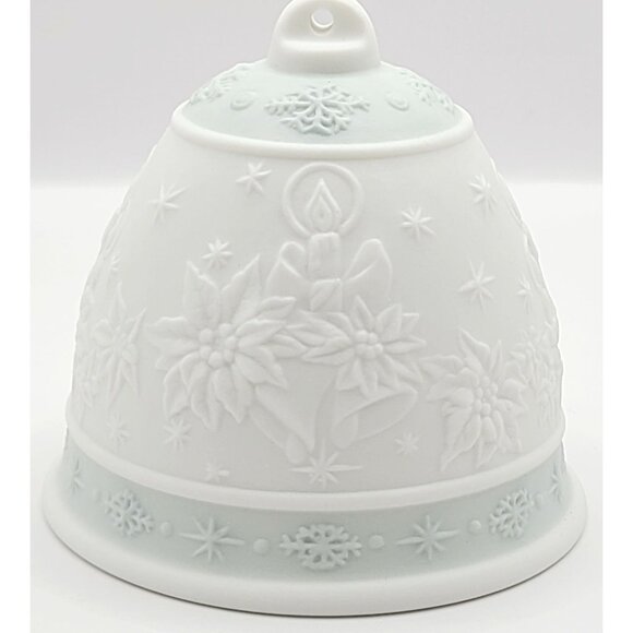 Lladro 1992 Porcelain Christmas Bell Ornament In Original Box No hangtag - Picture 3 of 12